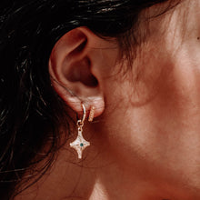 画像をギャラリービューアに読み込む, ASTRAL ZETAポインテッドスタースリーパーフープピアス : アイオライト