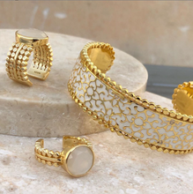 画像をギャラリービューアに読み込む, ETRUSCA ワイドオーバルセットリング : ブラックオニキス