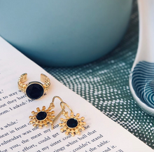 画像をギャラリービューアに読み込む, ETRUSCA ラウンドセットリング : ブラックオニキス