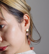 画像をギャラリービューアに読み込む, ATHENA 'Kate' スモールドロップピアス : ピンクカルセドニー