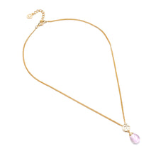 画像をギャラリービューアに読み込む, ATHENA 'Kate' ドロップネックレス : ピンクカルセドニー