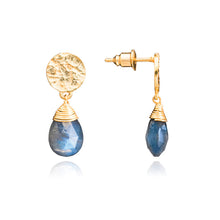 画像をギャラリービューアに読み込む, ATHENA 'Kate' スモールドロップピアス : ラブラドライト