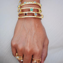 画像をギャラリービューアに読み込む, ATHENA 'Venus'ジェムストーンバングル:ガーネット他