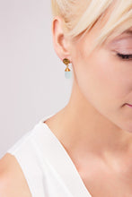 画像をギャラリービューアに読み込む, ATHENA 'Kate' スモールドロップピアス : アクアカルセドニー