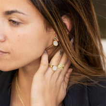 画像をギャラリービューアに読み込む, ETRUSCA ラウンドセットリング : ブラックオニキス