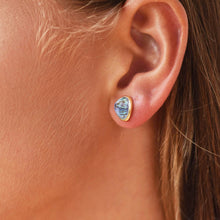 画像をギャラリービューアに読み込む, ATHENA 'ODESSEY'ダブレット スタッドピアス : アバロンシェル×クリスタル