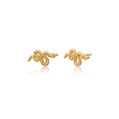 Medusa ミニスネークスタッズピアス