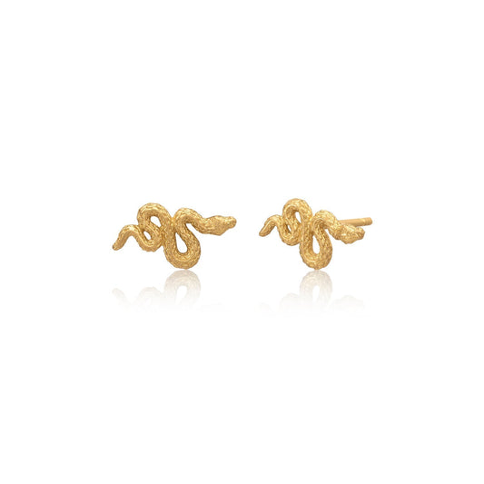 Medusa ミニスネークスタッズピアス