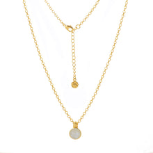 画像をギャラリービューアに読み込む, ATHENA ‘Charis’ラウンドジェムストーンネックレス : ムーンストーン