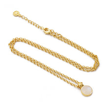 画像をギャラリービューアに読み込む, ATHENA ‘Charis’ラウンドジェムストーンネックレス : ムーンストーン