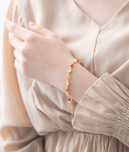 ATHENA ‘Sara’マルチストーンブレスレット : フューシャオニキス 他