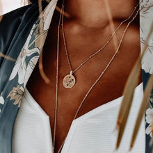 画像をギャラリービューアに読み込む, ASTRAL シグナススターコインネックレス : グリーンキュービックジルコニア