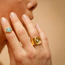 画像をギャラリービューアに読み込む, ATHENA &#39;KOTINOS&#39;オリーブリースリング : アマゾナイト
