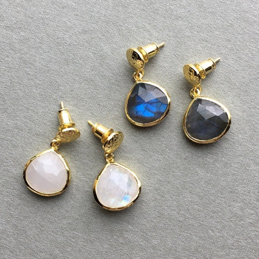 ATHENA ‘Eos’ドロップピアス : ラブラドライト