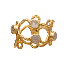 画像をギャラリービューアに読み込む, ATHENA ‘Thalia’リング : レインボームーンストーン