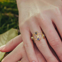 画像をギャラリービューアに読み込む, ATHENA ‘Thalia’リング : レインボームーンストーン